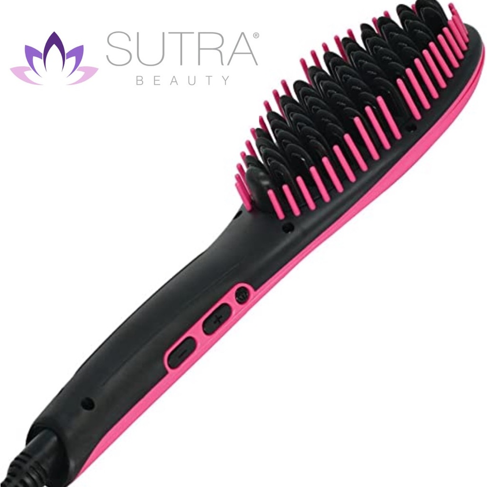 Sutra Beauty  Straightening Heat Pink Brushes Irons Ionic Technology Hair*